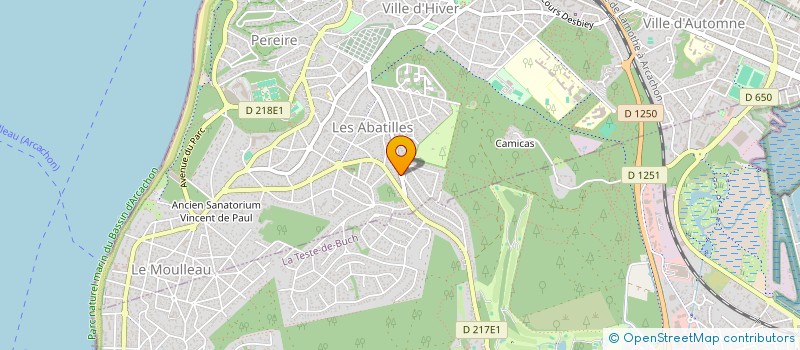 localisation de l'entreprise MONSIEUR CLAUDE ARMAND  ARCACHON