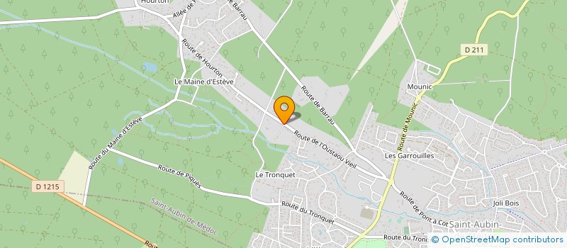 localisation de l'entreprise MONSIEUR CLAUDE ARNAUD  SAINT-AUBIN-DE-MEDOC