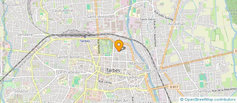 localisation de l'entreprise MONSIEUR CLAUDE ARNAUD  TARBES