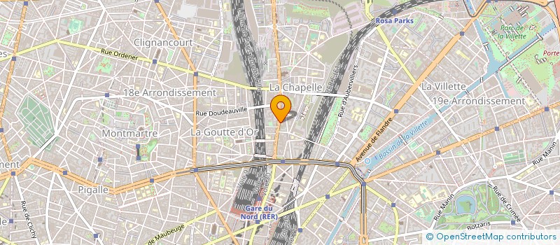 localisation de l'entreprise MONSIEUR CLAUDE AROUS à PARIS