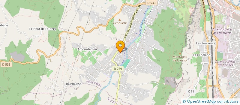 localisation de l'entreprise MONSIEUR CLAUDE ARSAC  SAINT-PERAY