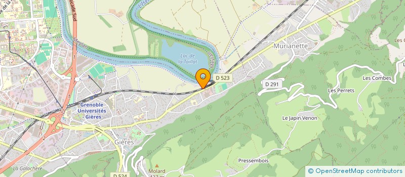 localisation de l'entreprise MONSIEUR CLAUDE ASTAES  GIERES