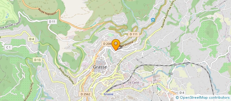 localisation de l'entreprise MONSIEUR CLAUDE ASTIER à GRASSE