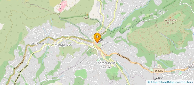 localisation de l'entreprise MONSIEUR CLAUDE AUDANT à CHATEAUNEUF-GRASSE