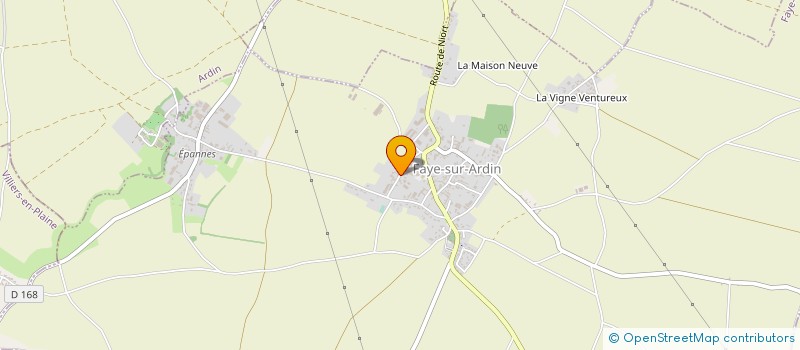 localisation de l'entreprise MONSIEUR CLAUDE AUDEBERT à FAYE-SUR-ARDIN