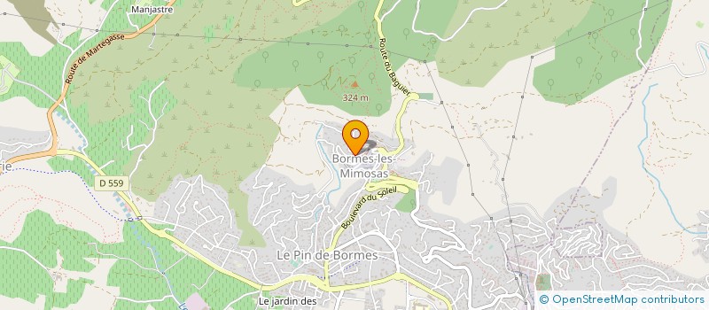 localisation de l'entreprise MONSIEUR CLAUDE AUDIBERT à BORMES-LES-MIMOSAS