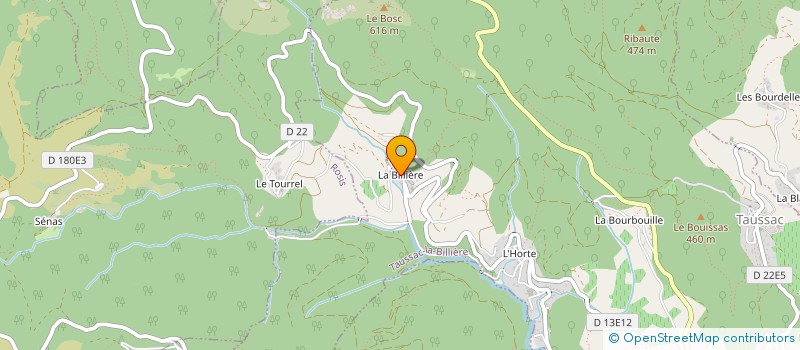 localisation de l'entreprise MONSIEUR CLAUDE AUGE  TAUSSAC-LA-BILLIERE