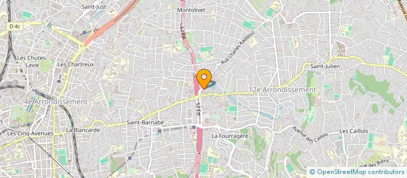 localisation de l'entreprise MONSIEUR CLAUDE AUGER à MARSEILLE
