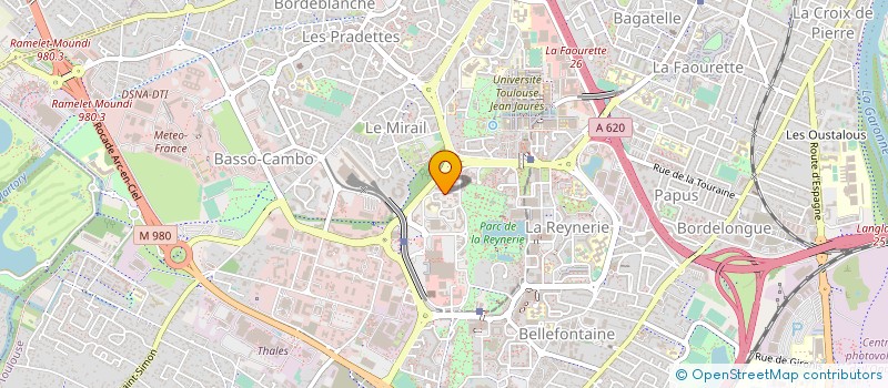 localisation de l'entreprise MONSIEUR CLAUDE AUTANE  TOULOUSE