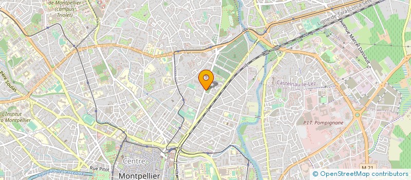 localisation de l'entreprise MONSIEUR CLAUDE AZEMA à MONTPELLIER