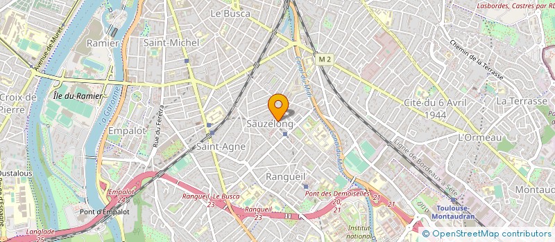 localisation de l'entreprise MONSIEUR CLAUDE AZOULAY à TOULOUSE