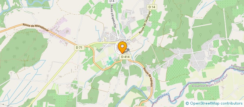 localisation de l'entreprise MONSIEUR CLAUDE BAC à GRIGNAN