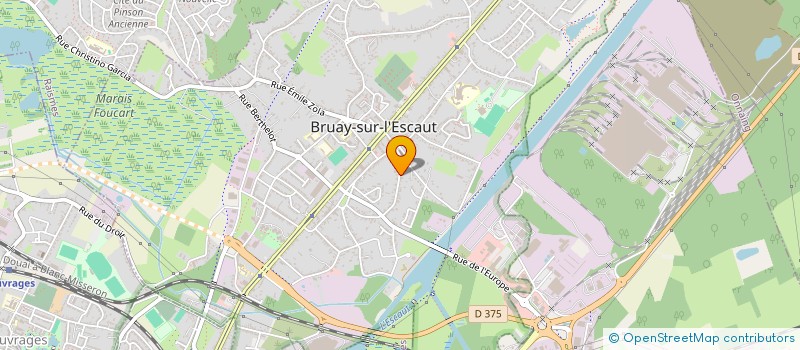 localisation de l'entreprise MONSIEUR CLAUDE BAC  BRUAY-SUR-L'ESCAUT
