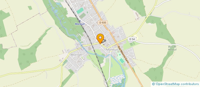 localisation de l'entreprise MONSIEUR CLAUDE BACHELET  MOREUIL