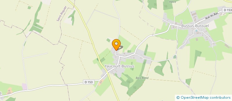 localisation de l'entreprise MONSIEUR CLAUDE BAER  YAUCOURT-BUSSUS