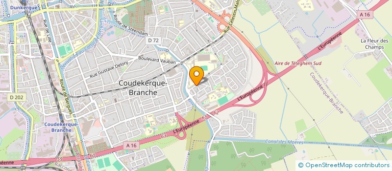 localisation de l'entreprise MONSIEUR CLAUDE BAERT à COUDEKERQUE-BRANCHE