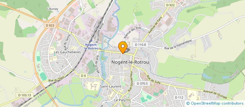 localisation de l'entreprise MONSIEUR CLAUDE BAILLEUL à NOGENT-LE-ROTROU