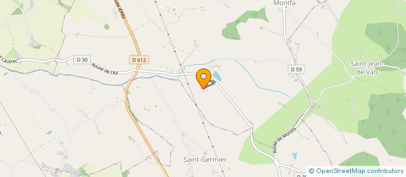 localisation de l'entreprise MONSIEUR CLAUDE BAISSE  MONTFA