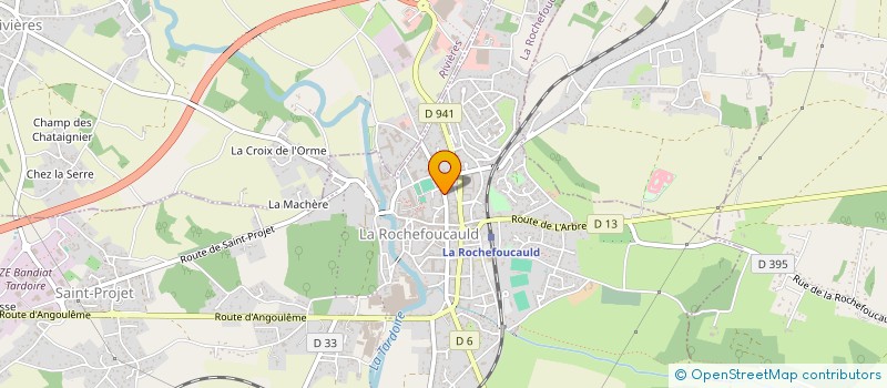 localisation de l'entreprise MONSIEUR CLAUDE BAISSON  LA ROCHEFOUCAULD-EN-ANGOUMOIS
