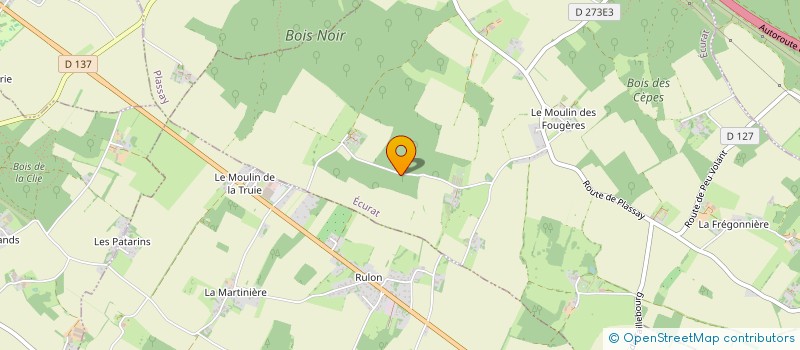 localisation de l'entreprise MONSIEUR CLAUDE BALANGER  ECURAT