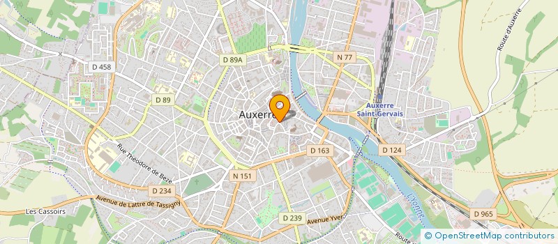 localisation de l'entreprise MONSIEUR CLAUDE BALDI à AUXERRE