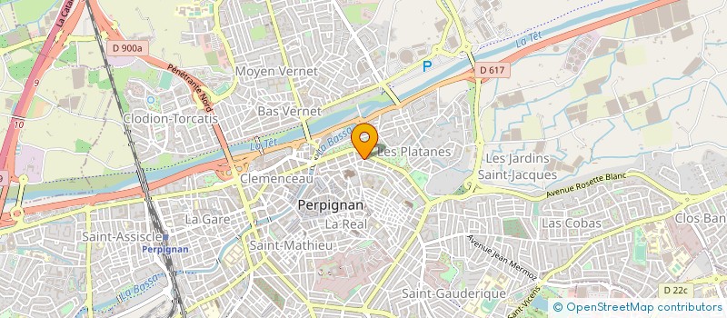 localisation de l'entreprise MONSIEUR CLAUDE BALLESTA  PERPIGNAN