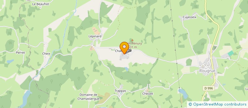 localisation de l'entreprise MONSIEUR CLAUDE BALLET  ROUGNAT