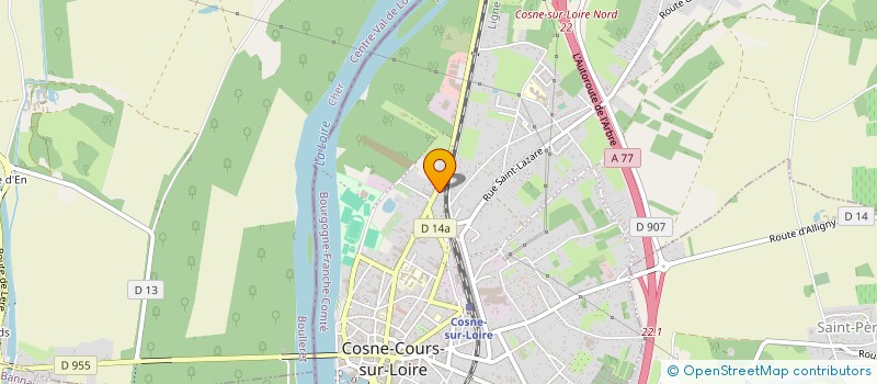 localisation de l'entreprise MONSIEUR CLAUDE BALZOTTI à COSNE-COURS-SUR-LOIRE