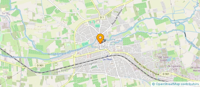 localisation de l'entreprise MONSIEUR CLAUDE BARBALA  LE THOR