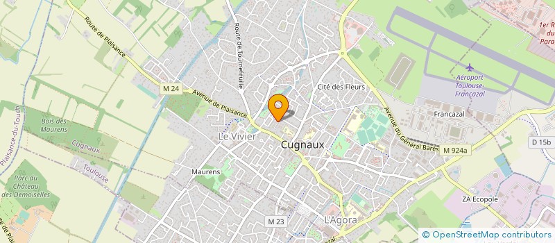 localisation de l'entreprise MONSIEUR CLAUDE BARBE à CUGNAUX