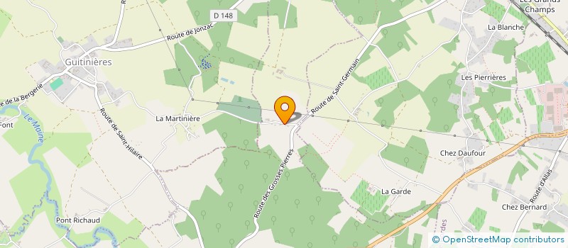 localisation de l'entreprise MONSIEUR CLAUDE BARBEREAU à SAINT-HILAIRE-DU-BOIS