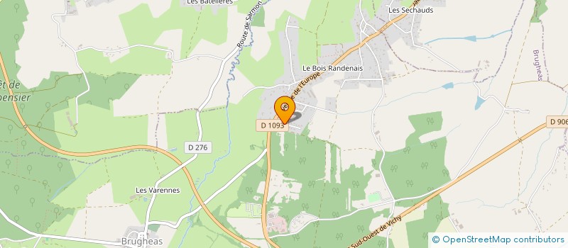 localisation de l'entreprise MONSIEUR CLAUDE BARBEY à BRUGHEAS