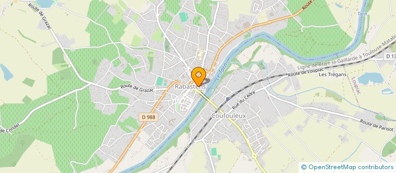 localisation de l'entreprise MONSIEUR CLAUDE BARDOU à RABASTENS