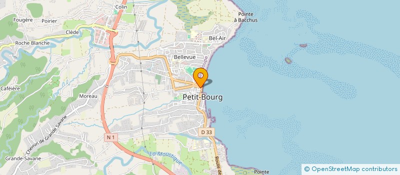 localisation de l'entreprise MONSIEUR CLAUDE BARFLEUR-DANCALE  PETIT-BOURG