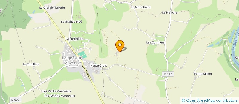 localisation de l'entreprise MONSIEUR CLAUDE BARILLET  LA ROCHE-NEUVILLE