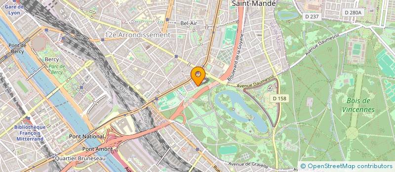 localisation de l'entreprise MONSIEUR CLAUDE BARJOLIN  PARIS