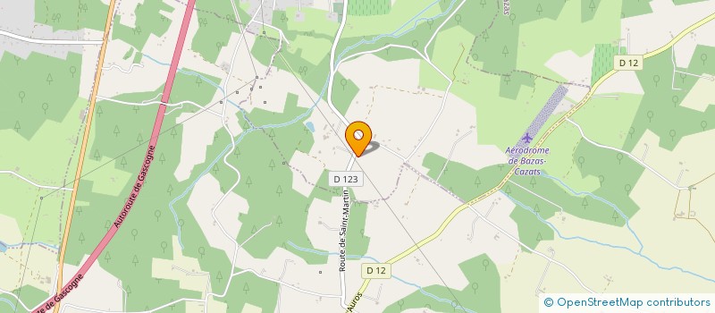 localisation de l'entreprise MONSIEUR CLAUDE BARNABE à SAUVIAC