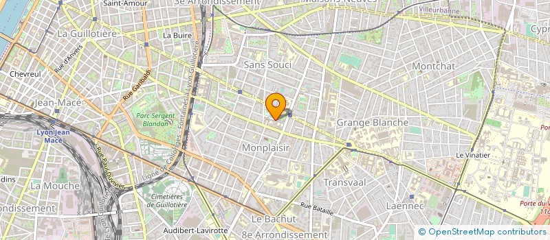 localisation de l'entreprise MONSIEUR CLAUDE BARNAUD à LYON