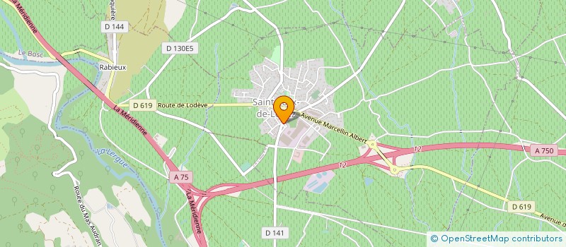 localisation de l'entreprise MONSIEUR CLAUDE BARRAQUIER  SAINT-FELIX-DE-LODEZ