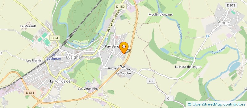 localisation de l'entreprise MONSIEUR CLAUDE BARRAULT à SAINT-SAUVANT