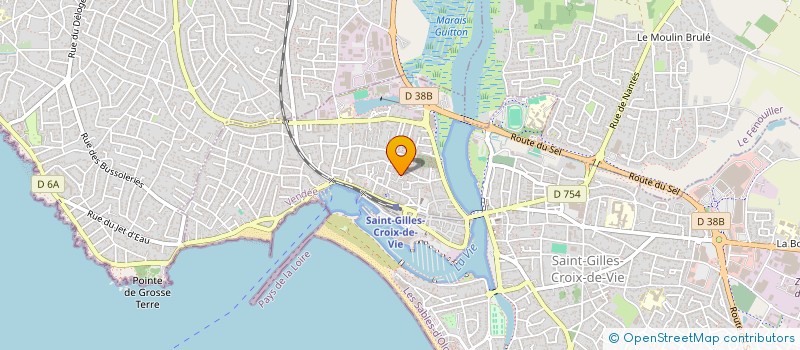 localisation de l'entreprise MONSIEUR CLAUDE BARRAULT à SAINT-GILLES-CROIX-DE-VIE