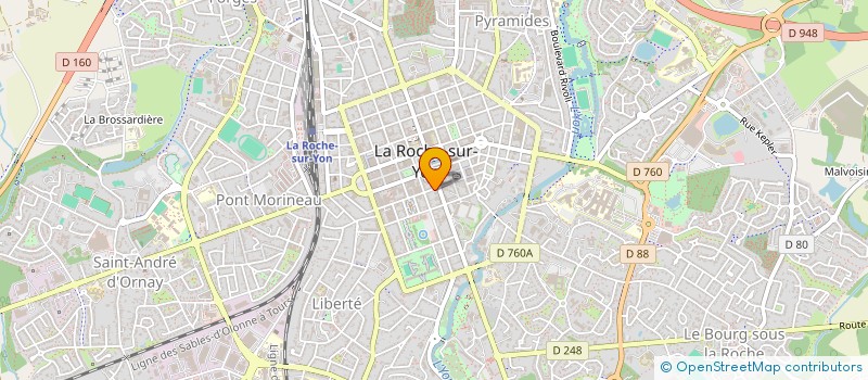 localisation de l'entreprise MONSIEUR CLAUDE BARRE à ROCHE SUR YON (LA)