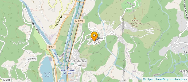 localisation de l'entreprise MONSIEUR CLAUDE BARRUCAND à SAINT-MARTIN-DU-VAR