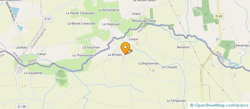 localisation de l'entreprise MONSIEUR CLAUDE BARTHELEMY  PIERRIC