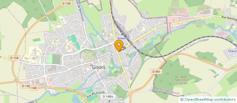 localisation de l'entreprise MONSIEUR CLAUDE BASQUIN  GISORS