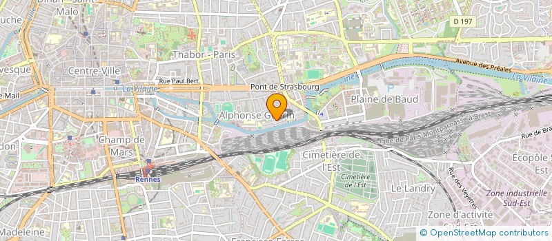 localisation de l'entreprise MONSIEUR CLAUDE BATHANY  RENNES