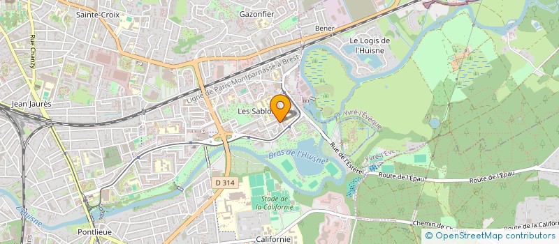 localisation de l'entreprise MONSIEUR CLAUDE BATOUKOUNOU  LE MANS