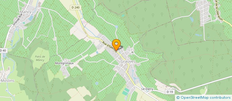 localisation de l'entreprise MONSIEUR CLAUDE BAUCHET  GRAUVES