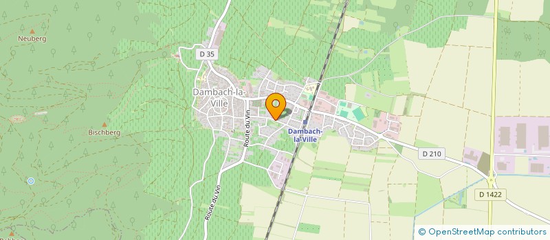 localisation de l'entreprise MONSIEUR CLAUDE BAUER  BLIENSCHWILLER