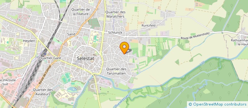 localisation de l'entreprise MONSIEUR CLAUDE BAUER à SELESTAT